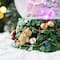 Glitzhome® 150mm Christmas Resin Lighted Musical Snowflakes Santa Waterglobe